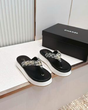 Chanel Coco Platform Flip Flop Sandal