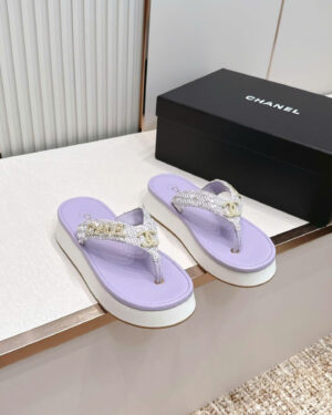Chanel Coco Platform Flip Flop Sandal