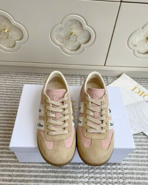 Dior Ribbon Sneaker in Suede Calfskin Women's Shoes