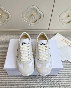 Dior Ribbon Sneaker in Suede Calfskin Women's Shoes