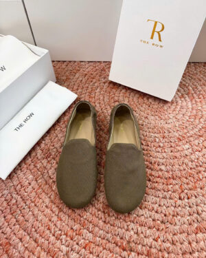 The Row Leather Loafers in Nero The Epitome of Quiet Luxury Shoes