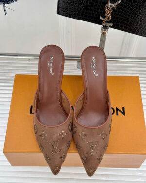 Louis Vuitton Gala Mule Shoes 8.5cm