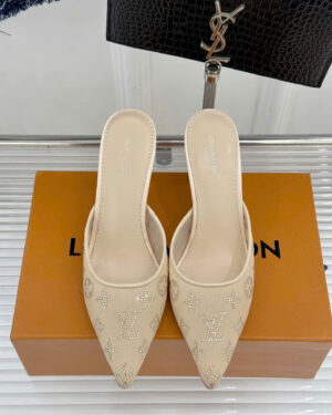 Louis Vuitton Gala Mule Shoes 8.5cm