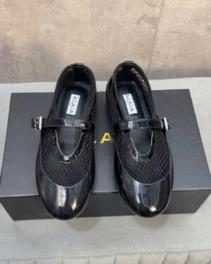 Alaïa Vienne Cut-Out Ballet Flats Quiet Luxury Shoes