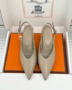 Hermès Lover 40 Slingback Pump Shoes