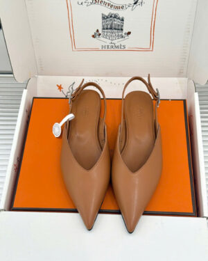 Hermès Lover Slingback Flat Shoes