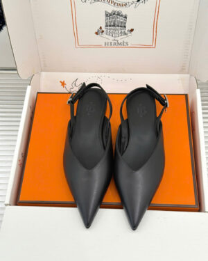 Hermès Lover Slingback Flat Shoes