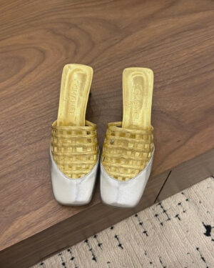 Chanel Coco Mesh Mules 6cm