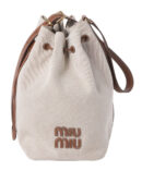 Miumiu Canvas And Leather