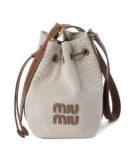 Miumiu Canvas And Leather