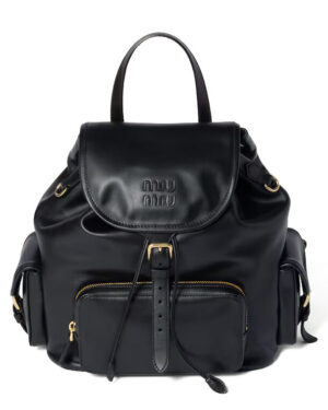 Miumiu Leather Backpack Bags