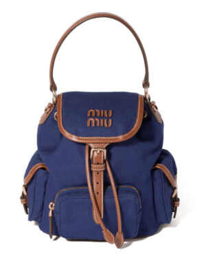 Miumiu Canvas And Leather