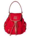 Miumiu Canvas And Leather