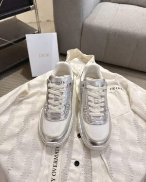 Dior Tech Sneaker in Suede Calfskin Women's Shoes