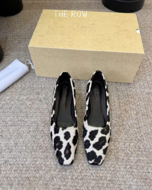 The Row June Suede Wedges in Espresso Shoes