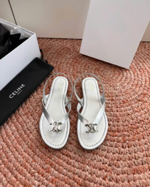 Celine Biki Sandal In Calfskin