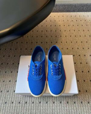 Celine Alan Sneakers With Triomphe In Canvas Shoes