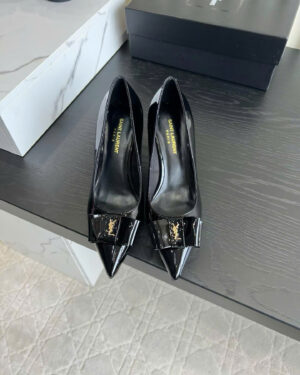 Saint Laurent Leather Anais YSL Pumps Shoes 7cm