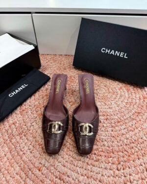 Chanel Interlocking CC Logo Mule