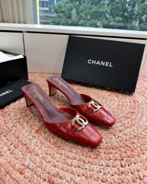 Chanel Interlocking CC Logo Mule