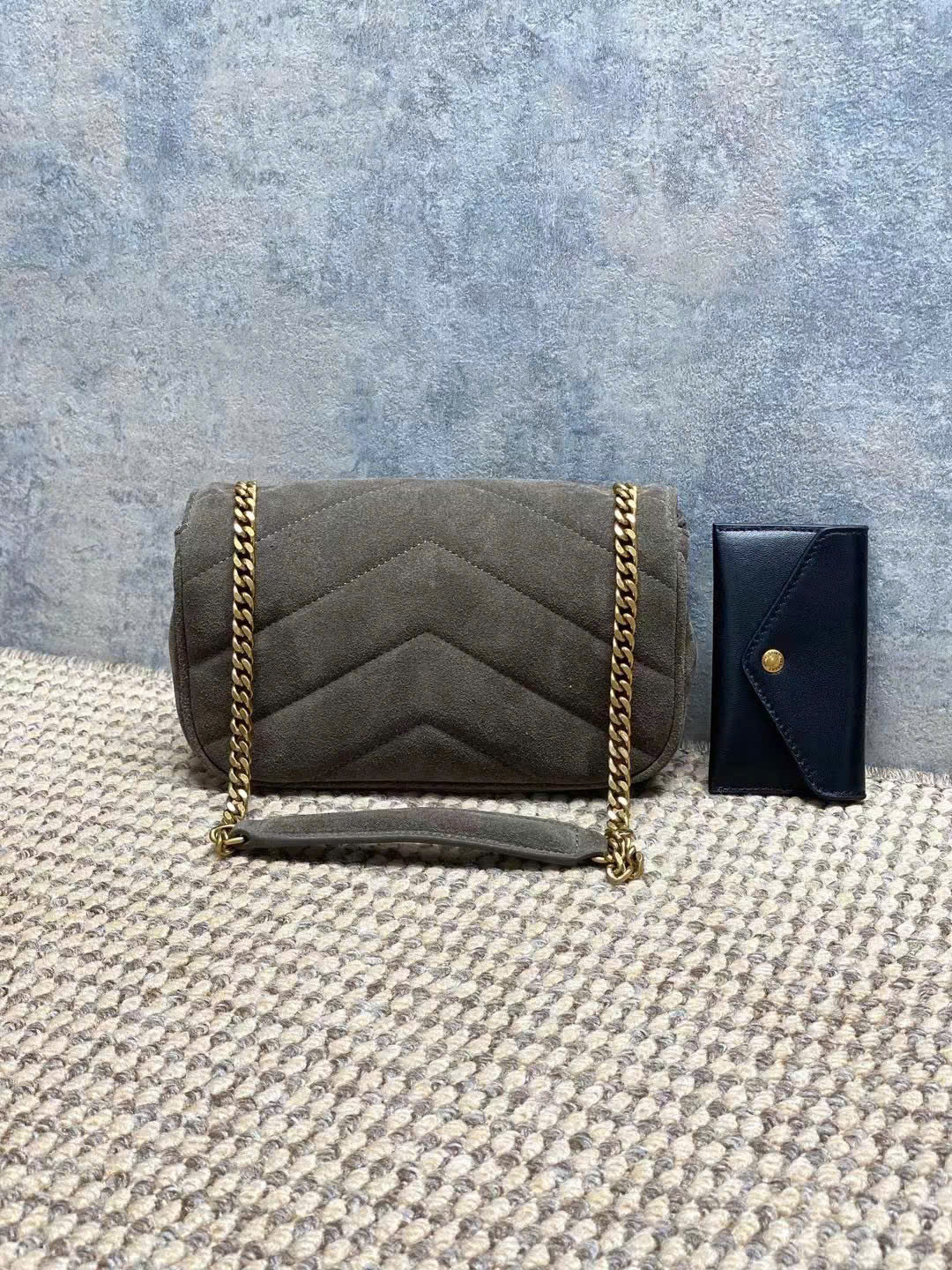 Saint Laurent Loulou Mini Chain Bag - Image 4