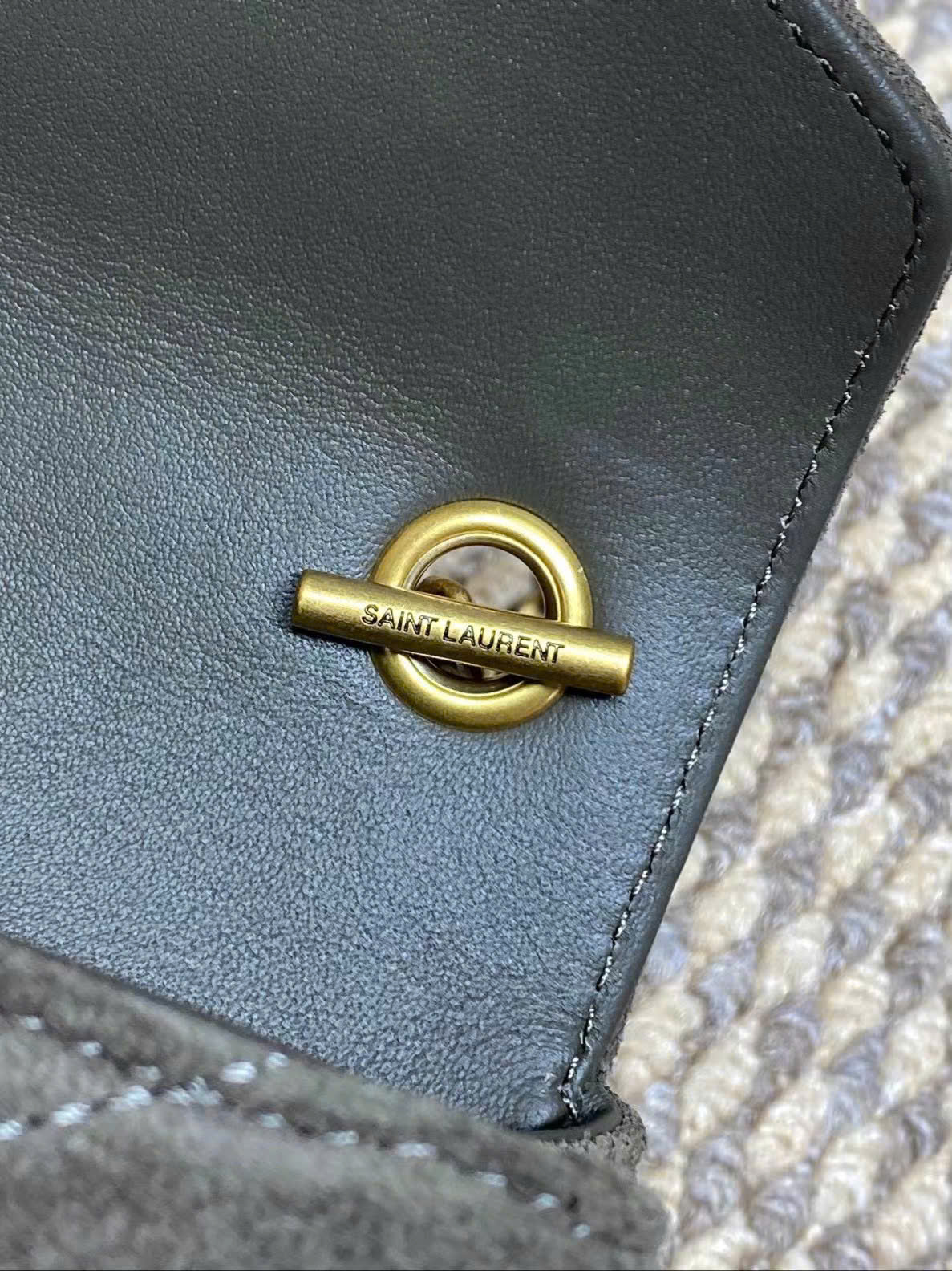 Saint Laurent Loulou Mini Chain Bag - Image 5
