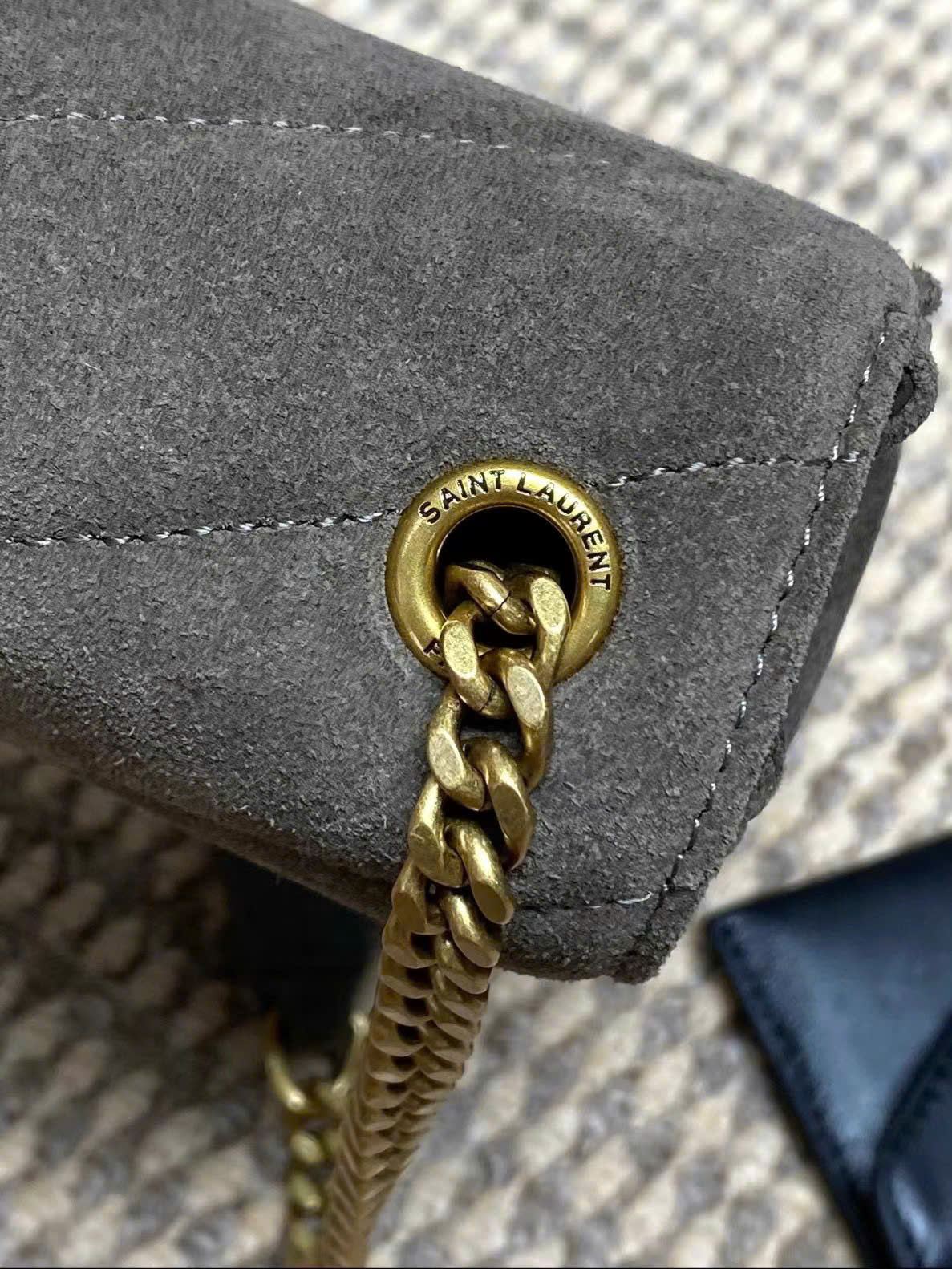 Saint Laurent Loulou Mini Chain Bag - Image 9