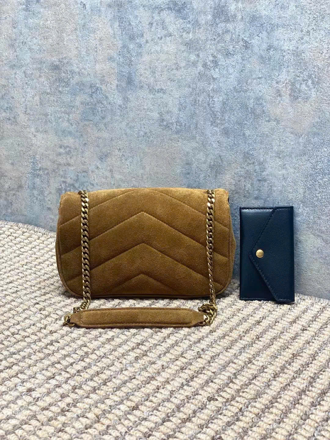 Saint Laurent Loulou Mini Chain Bag - Image 5