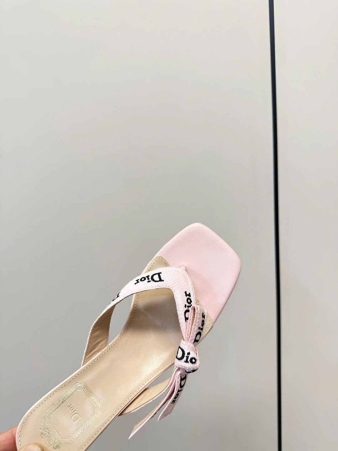 Dior J'Adior Embroidered Thong Sandal - Image 5
