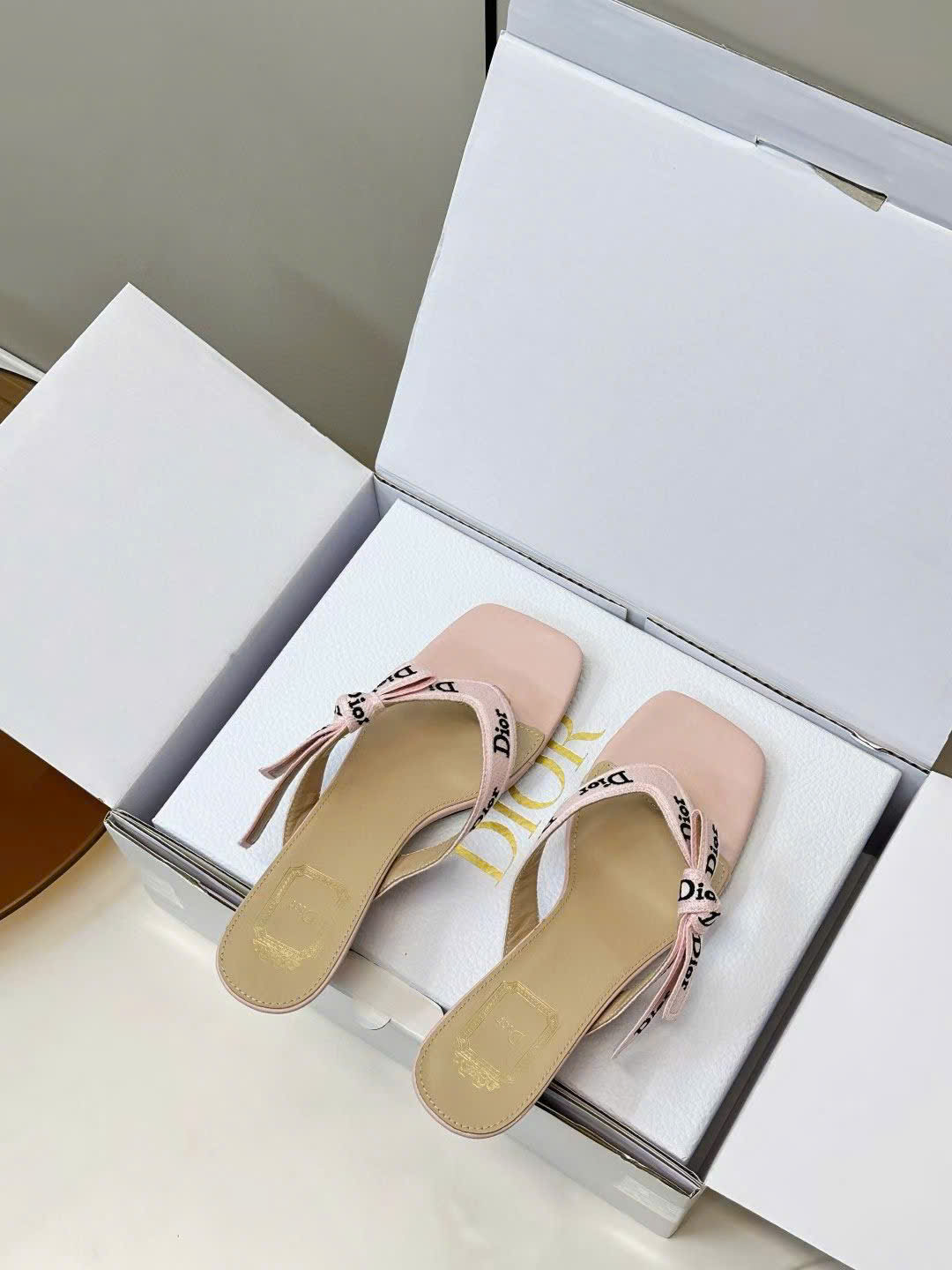 Dior J'Adior Embroidered Thong Sandal - Image 7