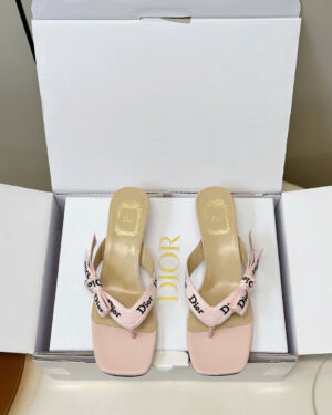 Dior J'Adior Embroidered Thong Sandal