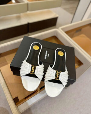Saint Laurent YSL Babylone Women's Slides