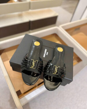 Saint Laurent YSL Babylone Women's Slides