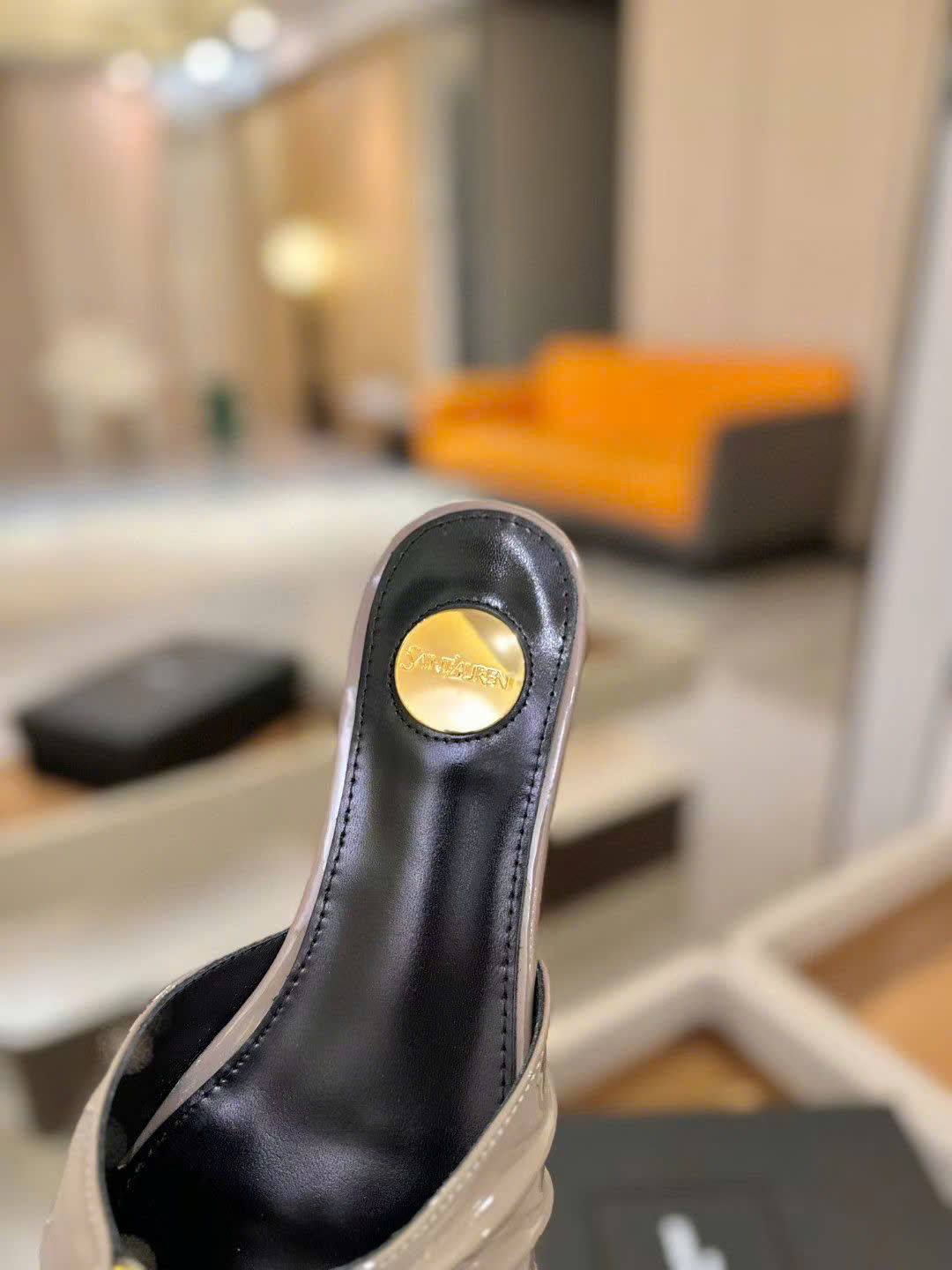 Saint Laurent YSL Babylone Women's Slides - Image 6