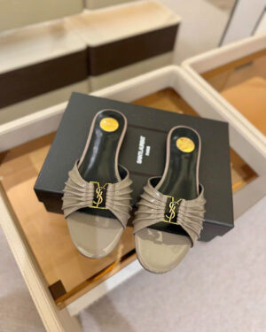Saint Laurent YSL Babylone Women's Slides