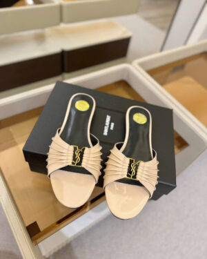 Saint Laurent YSL Babylone Women's Slides