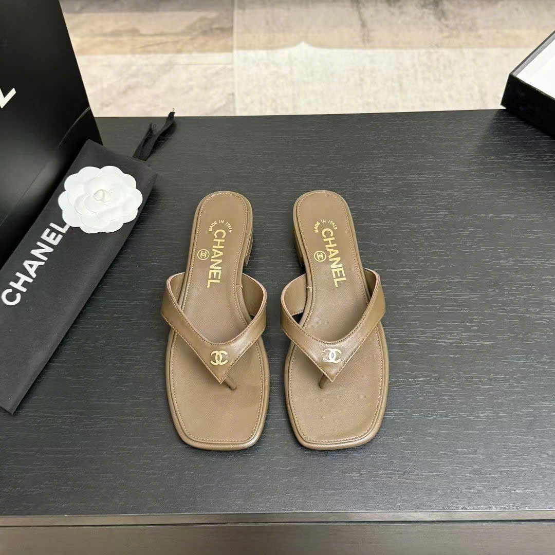 Chanel Coco Thong Flat Sandal