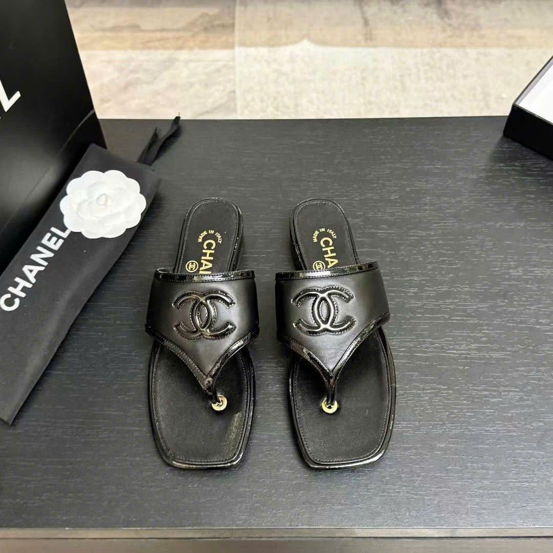 Chanel Coco Thong Flat Sandal