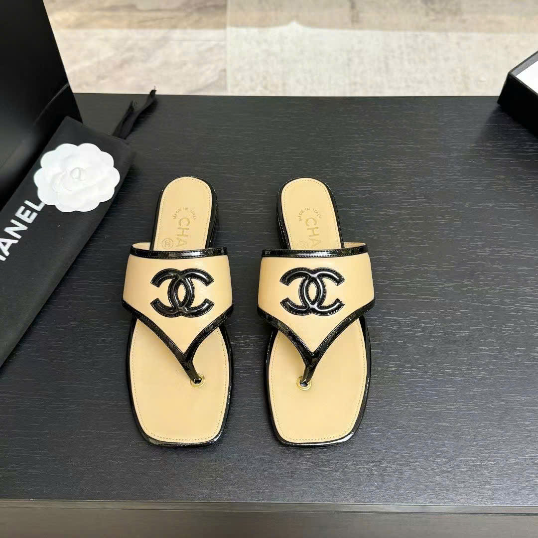 Chanel Coco Thong Flat Sandal