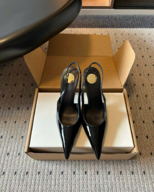 Saint Laurent L'entracte Slingback Pumps Shoes 10cm
