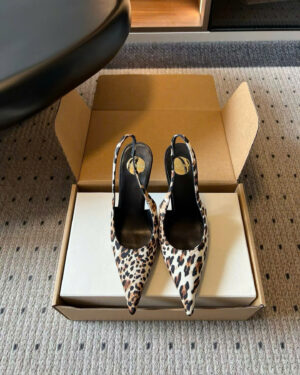 Saint Laurent L'entracte Slingback Pumps Shoes 10cm
