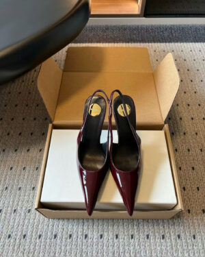 Saint Laurent L'entracte Slingback Pumps Shoes 10cm