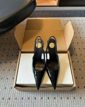 Saint Laurent L'entracte Slingback Pumps Shoes 10cm