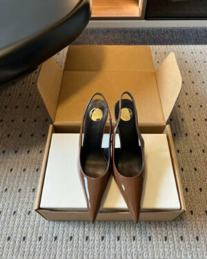 Saint Laurent L'entracte Slingback Pumps Shoes 10cm