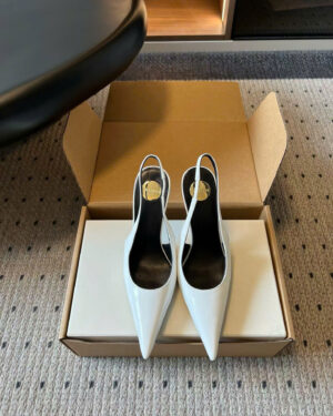 Saint Laurent L'entracte Slingback Pumps Shoes 10cm