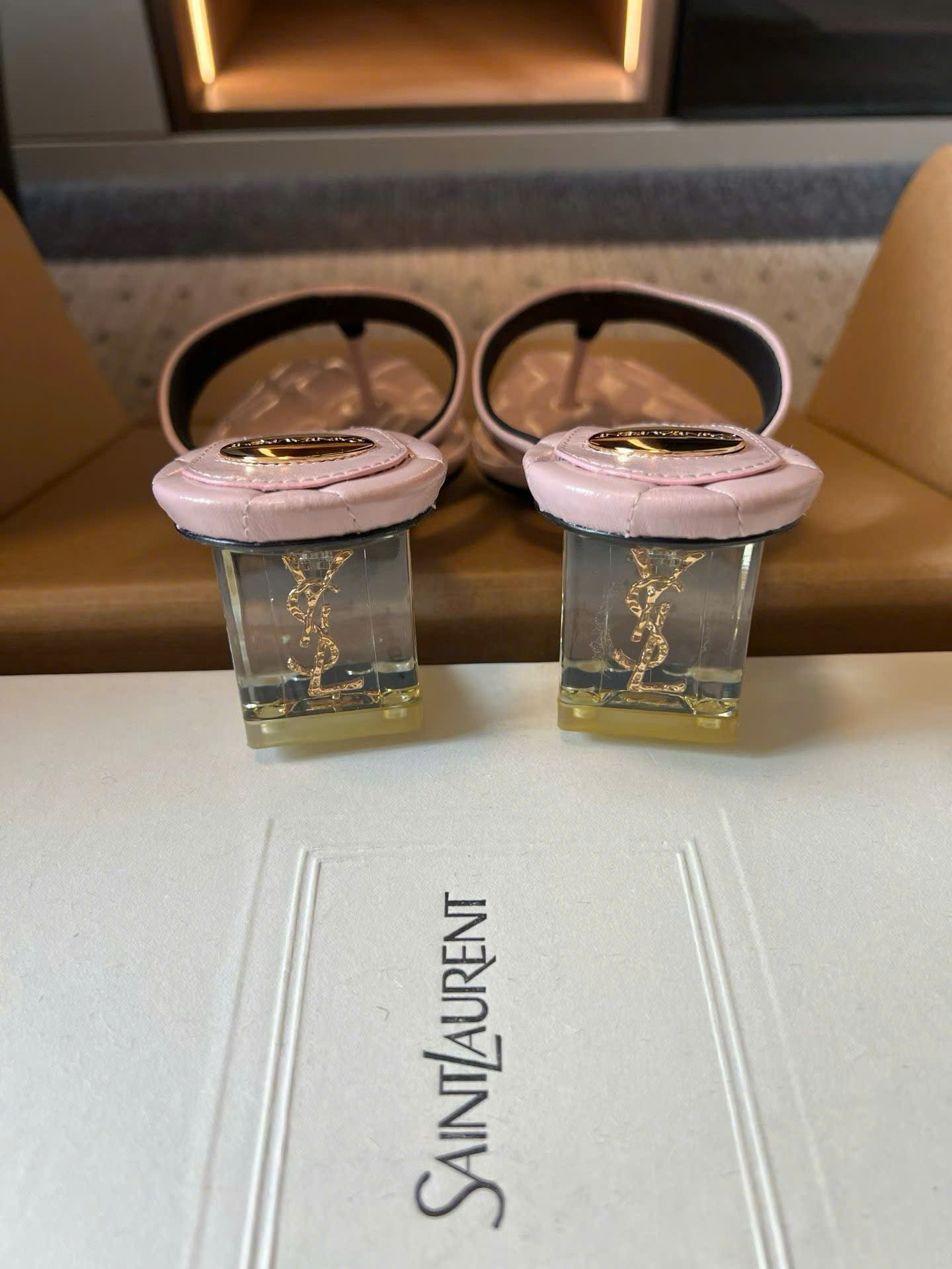 Saint Laurent Sip Sandals Smooth Leather - Image 2