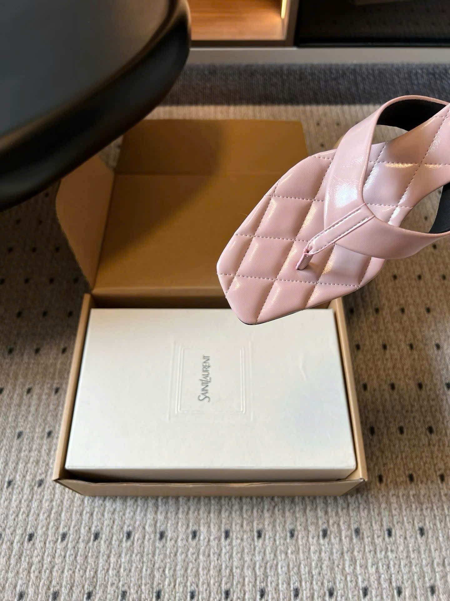 Saint Laurent Sip Sandals Smooth Leather - Image 4