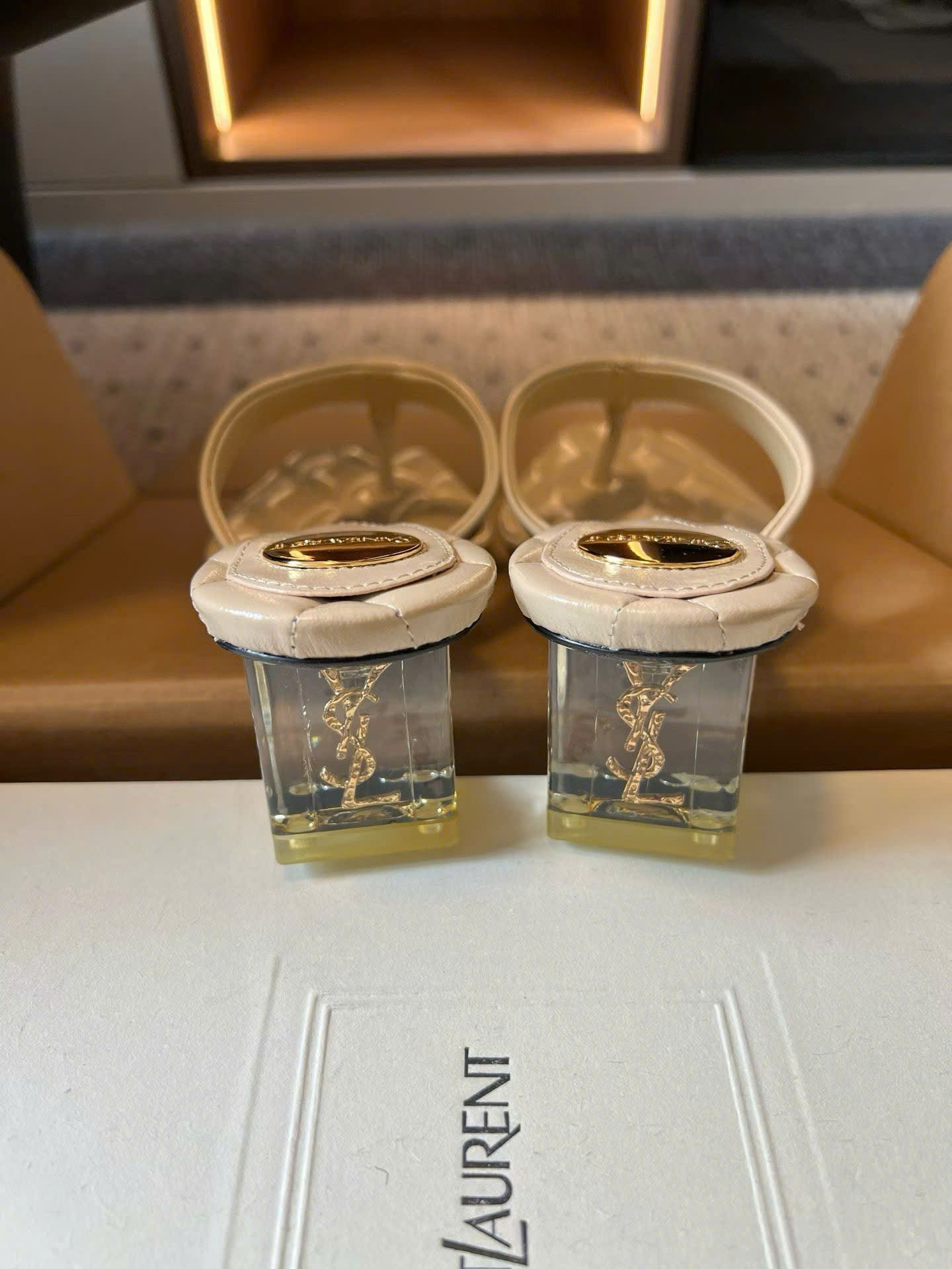 Saint Laurent Sip Sandals Smooth Leather - Image 2
