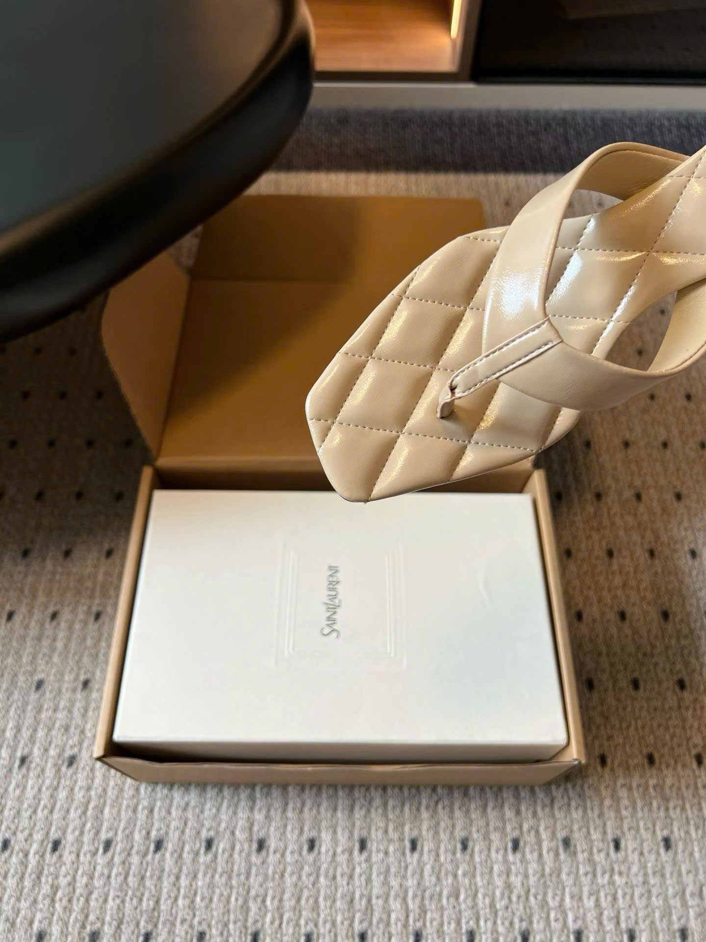 Saint Laurent Sip Sandals Smooth Leather - Image 4