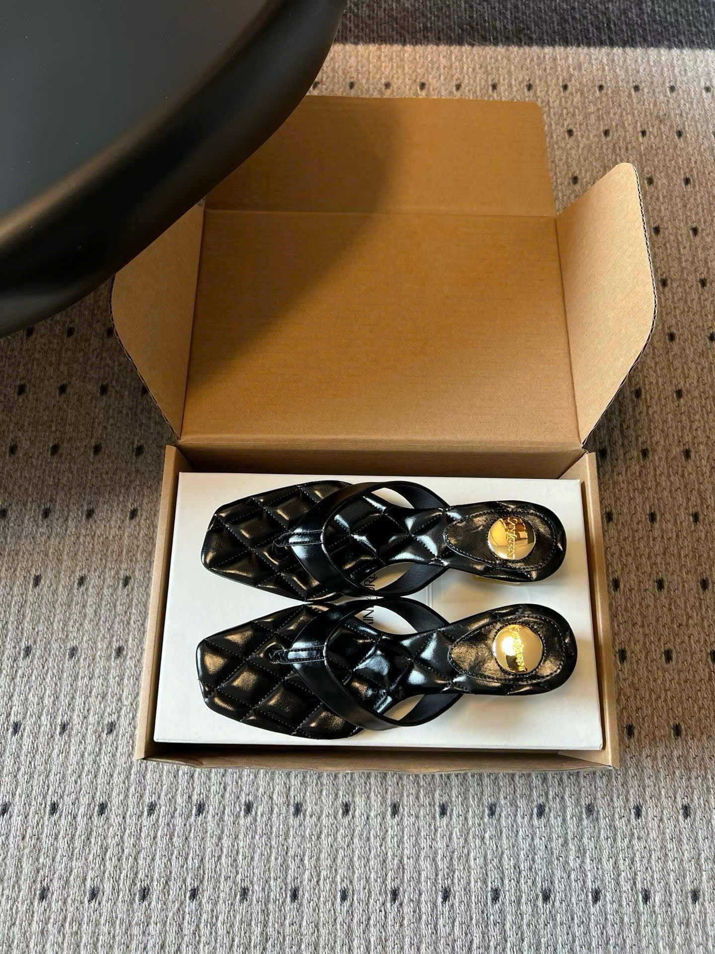Saint Laurent Sip Sandals Smooth Leather - Image 5